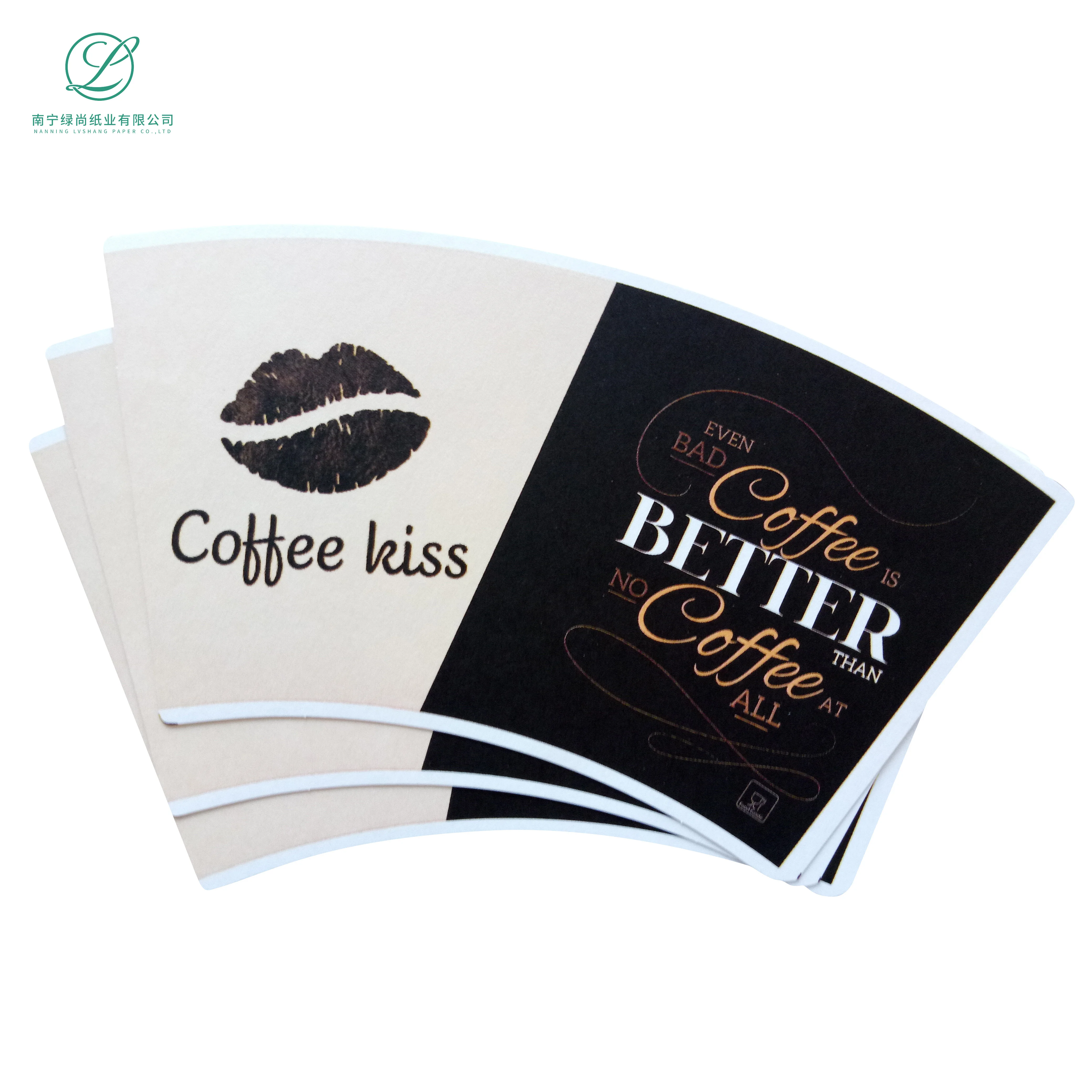 
Disposable raw material for paper cups single wall pe coated paper cup fan in stock 