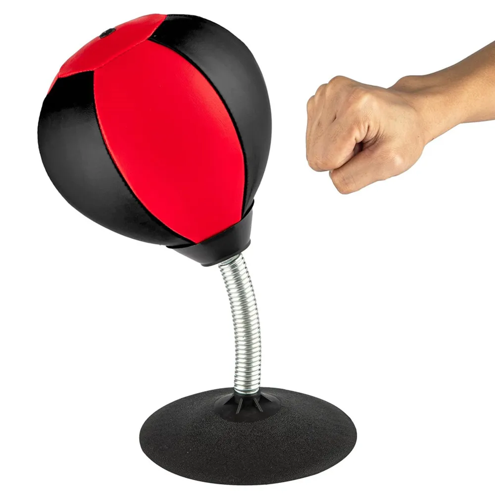Desk Boxing Ball with Suction Cup Stress Buster with Suction Cup Desktop Punching Bag Fun Gift for Party