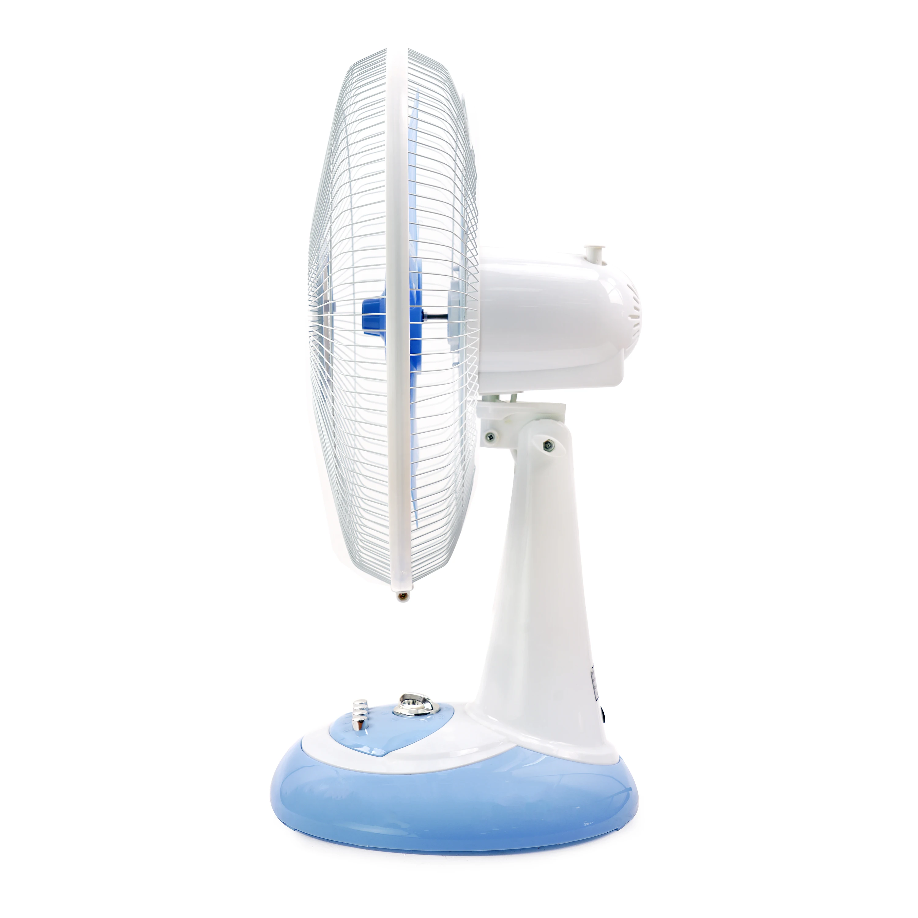 16 inch 12 Volt desk fan   energy saving emergency solar fans dc table fan with timer and solar panel