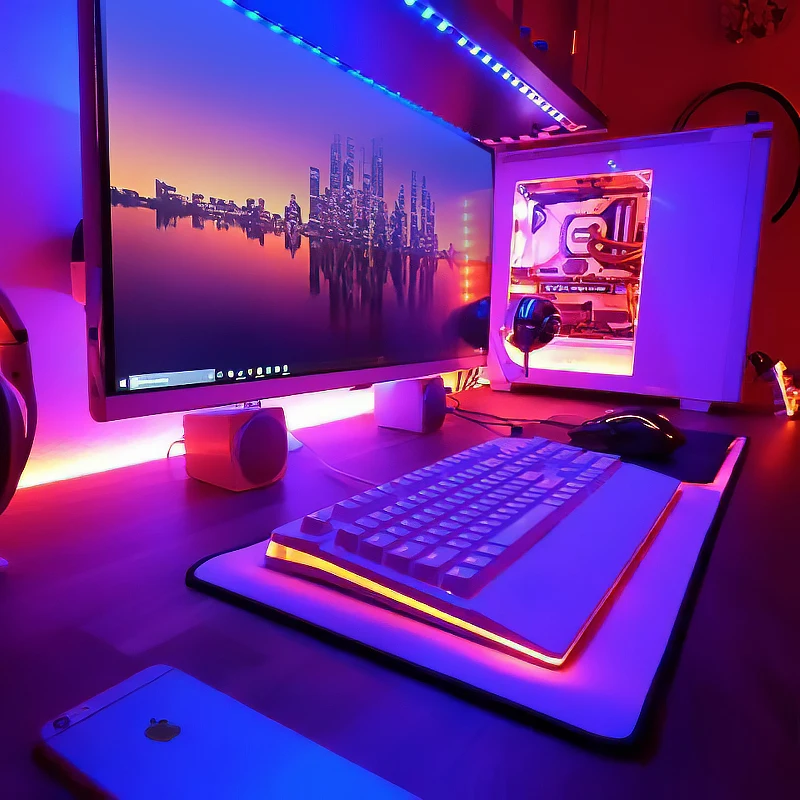 Светодиодная подсветка для телевизора без камеры-Wi-Fi лента с HDMI-синхронизацией декор игровой спальни rgb музыкой S