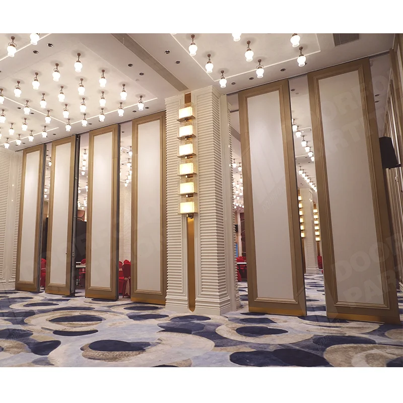 Banquet hall partition movable interior sliding wall hall acoustic partition moveable wall