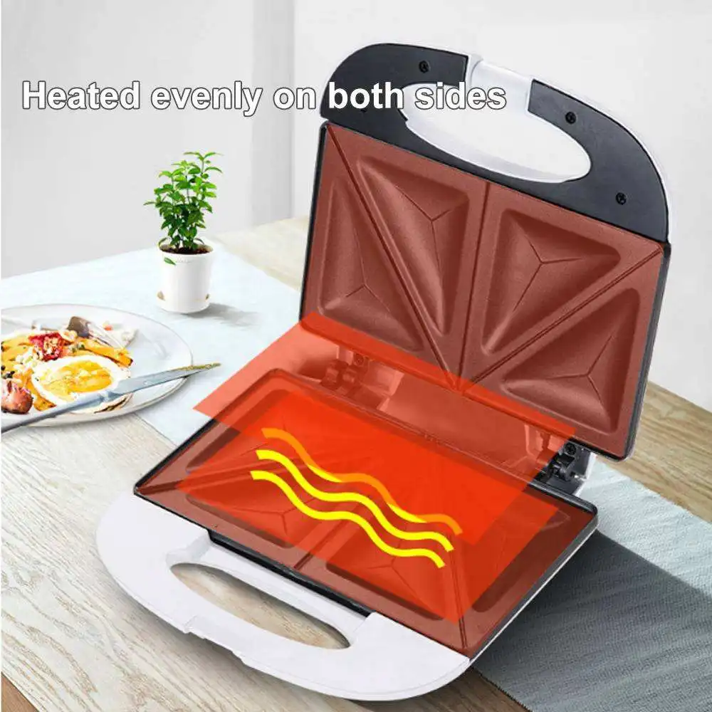 New Trending Hot Sell Popular Special Design Portable Mini Non-Stick Bakeware 4 Slice Grill Sandwich Maker Toaster