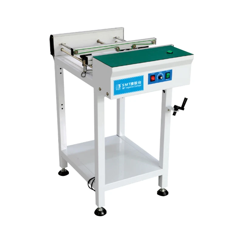 Manufacturer SMT SMD PCB double rail conveyor SMT pcb inspection conveyor with light for Pcb LED Assemble Lines