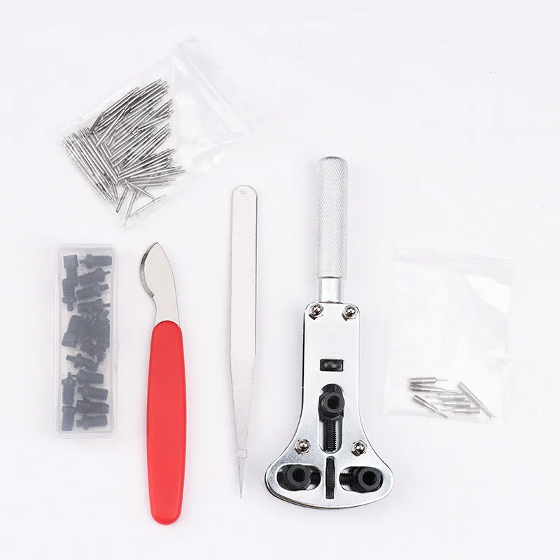 Professional Hand-style Watch Repair Kit Including Screwdriver Spring Bar Watch Band Link Pin Repair Tool Set