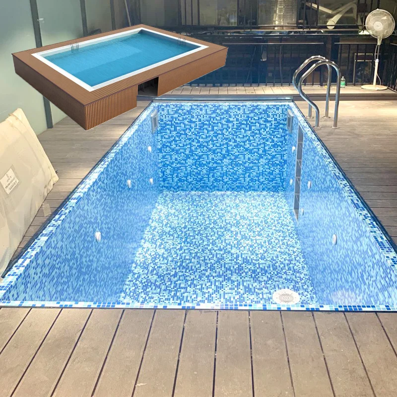 prefabricated steel frame assembled metal frame swimming pool