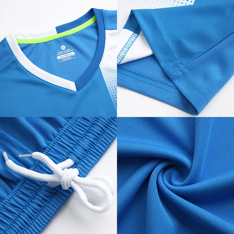 Factory Custom Heat Transfer Printing Wears Quick Dry Uniforms Shirts Sportswear Set Team Training Football Wear Soccer Jerseys