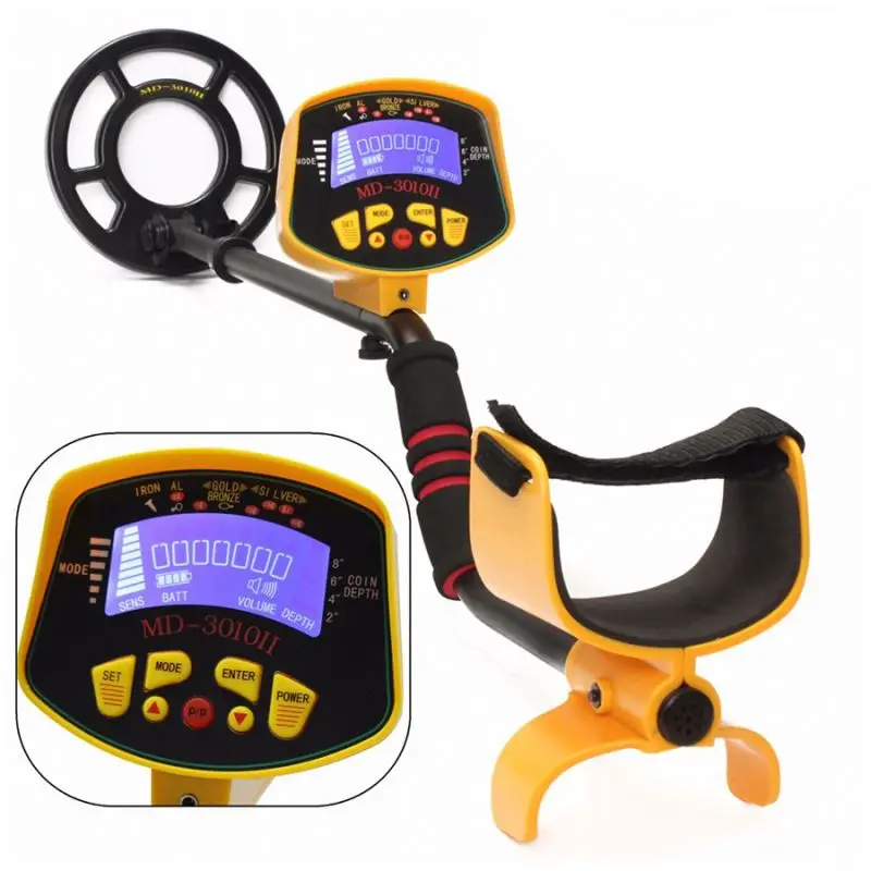 Metal Detector With LCD Screen High Sensitivity Underground Gold Treasure Hunter
