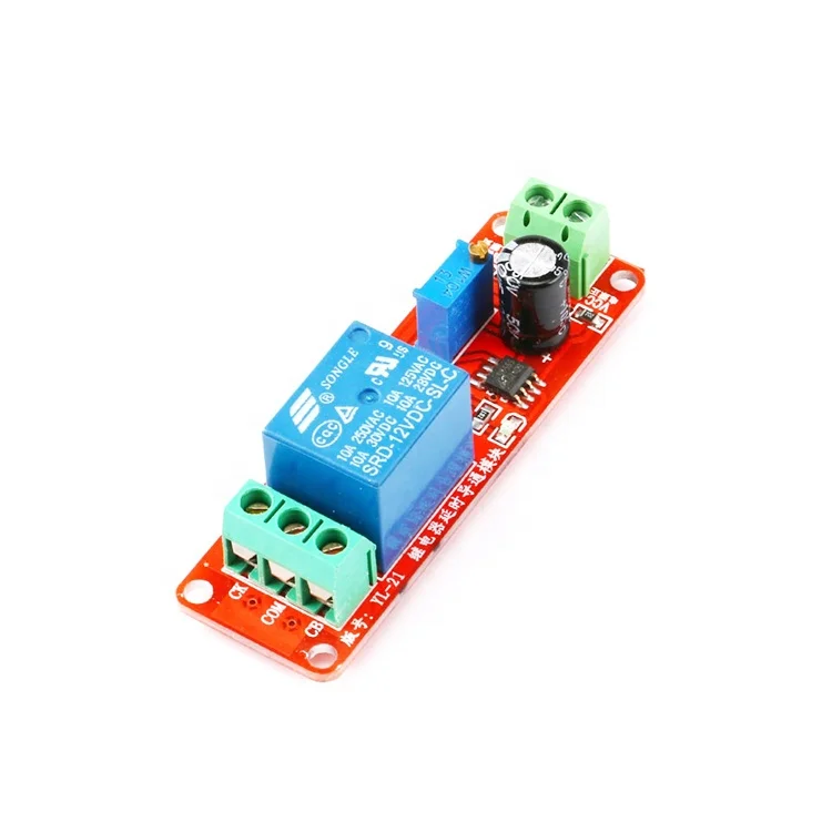 
New & Original DC 12V Delay Relay Shield 0~10S Timer Switch Adjustable Module Time Delay Relay Module NE555 