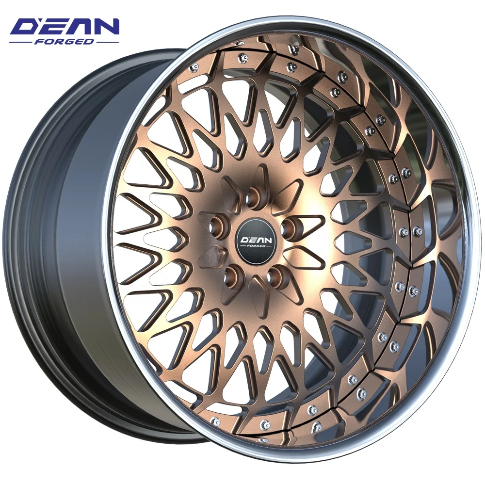 DEAN DA687 2-piece Custom forged wheels 18  to 24 inch 6061-T6 aluminum alloy wheel for passenger car wheels