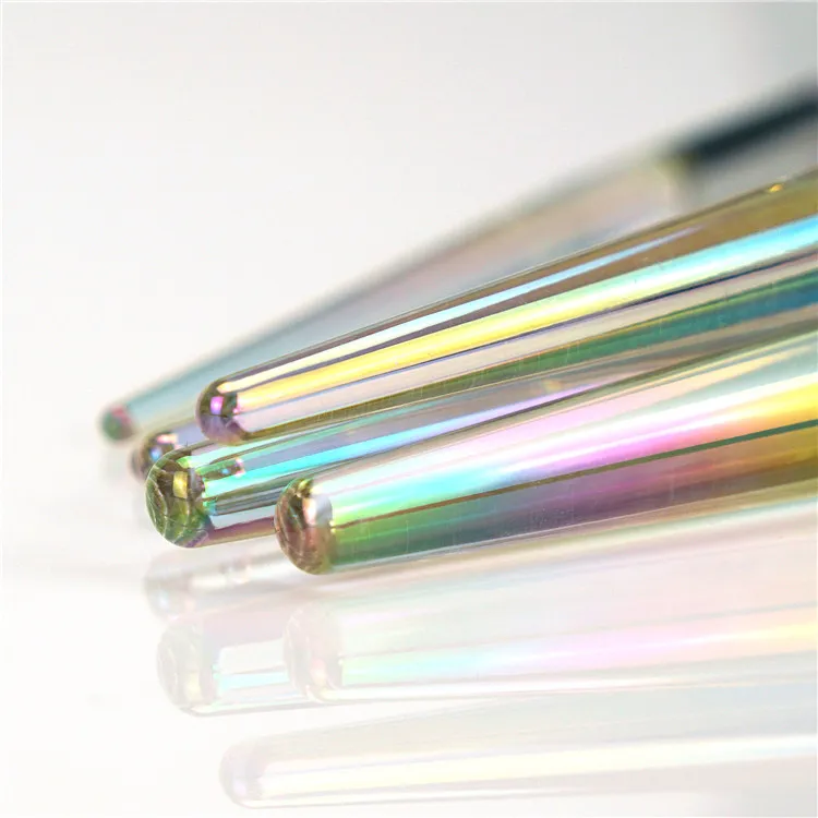 Bling vegon косметические принадлежности уникальный голографический набор кистей для макияжа 8 шт. со светодиодными огнями блеск Pennelli Make Up Unicorno