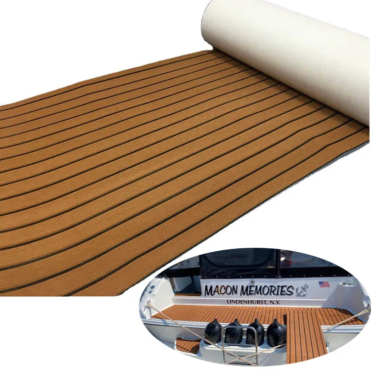 Customized Boat Teak decking Flooring UV Resistant EVA Foam Mat eva foam boat flooring decoration pad