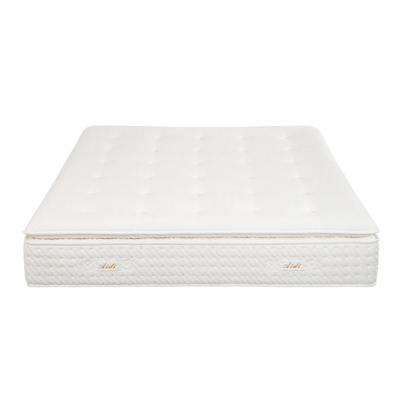 AIDI Wholesale Supplier Hotel Luxury Roll Up Latex Foam Mattress 5 Zone Smart Pocket Spring Orthopedic King Size Mattress