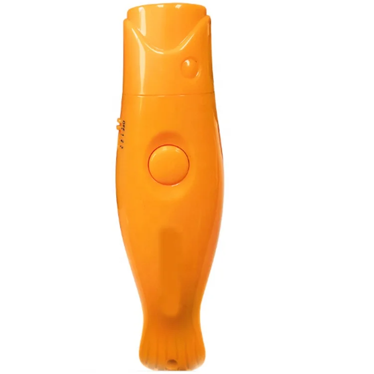 Three Voice Level Electronic Whistle Fish Shaped 120db Hygienic Hand Electric Whistle for Teacher Referee