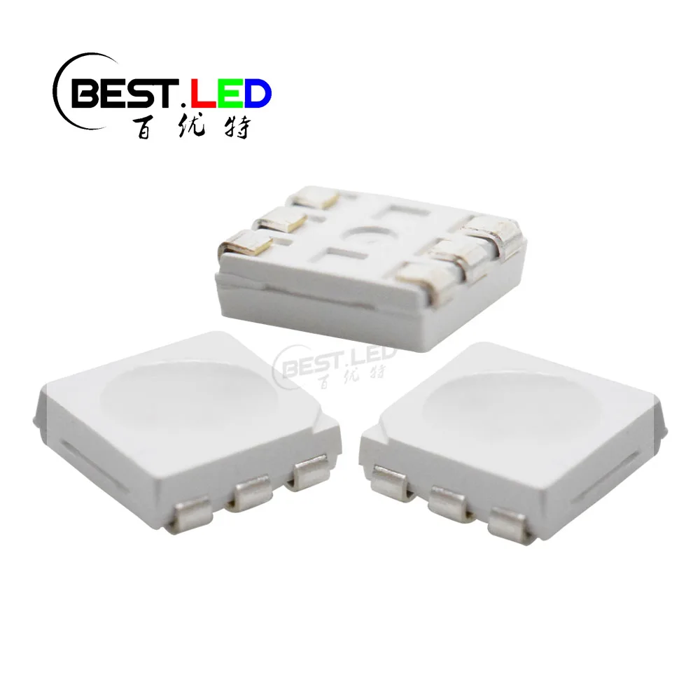 Млечный объектив 5050 светодиод белый рассеянный SMD светодиодный ИК-диод 730 нм красный