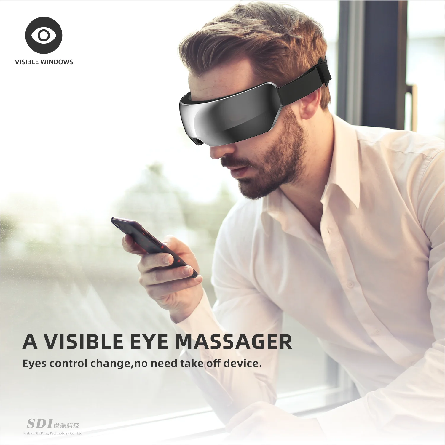 High Quality Eye Care Device with Heat air Compression Eye Massager 2023 Innovated Best Gift Eye Anti-wrinkle Massager