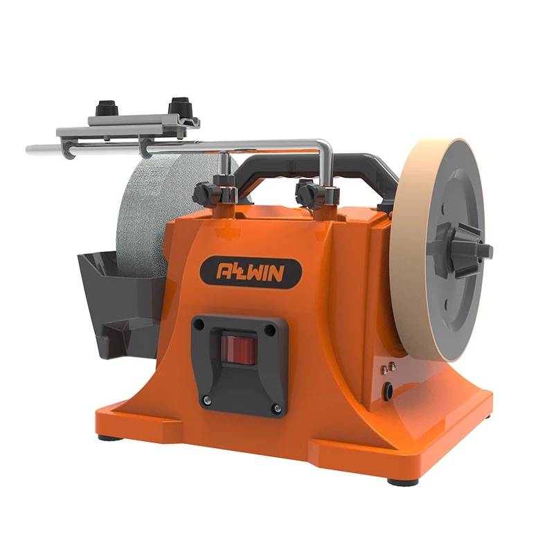 Allwin 230-240V factory price 200mm low speed wet sharpener electric bench grinder machines