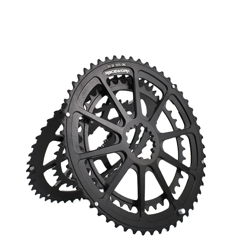 RACEWORK Road Bicycle Chainwheel Chain Ring 40T 42T 44T 50-34T 52-36T 53-39T For GXP Folding Bike Chain Rings