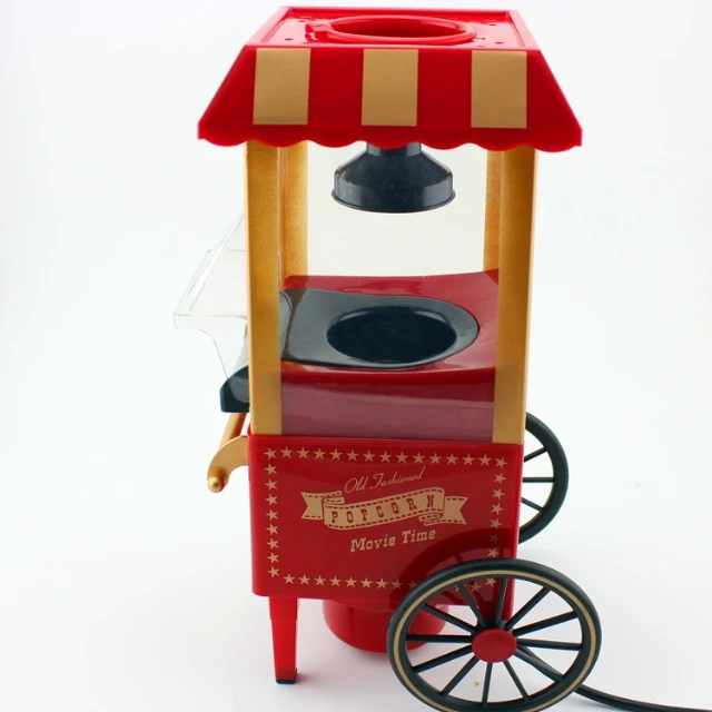Chinese Factory Household Gas Oil Free Popcorn Machine With Trolley
