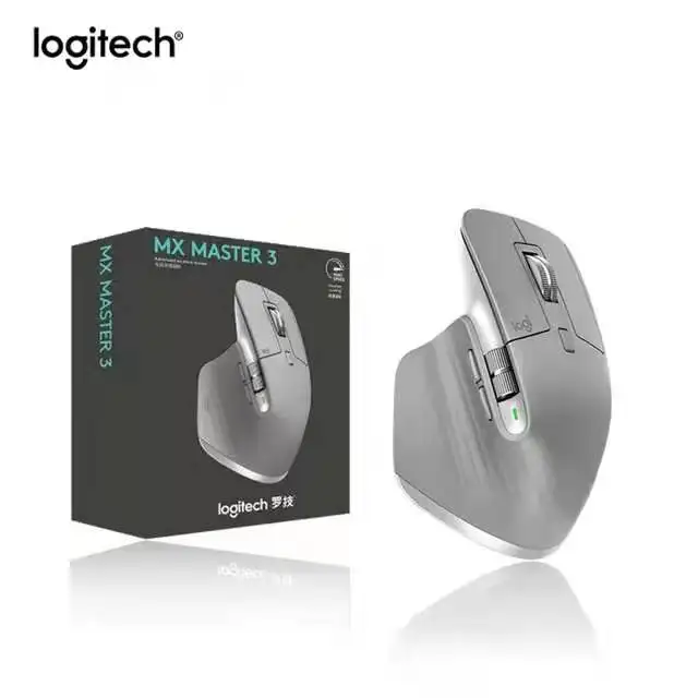 Logitech MX Master 3 улучшенная беспроводная мышь ультратонкая прокрутка эргономичная 4000 точек/дюйм Настройка usbc Bt USB