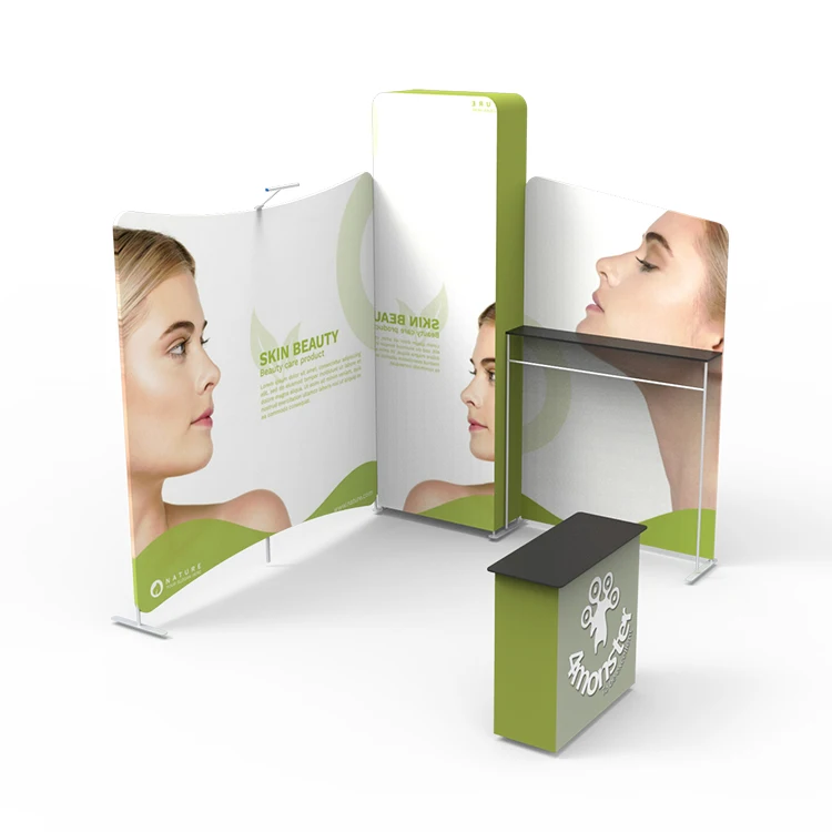 Hot Sales Portable Fabric Stalls Combination Booth Arch Exhibition Tension Fabric