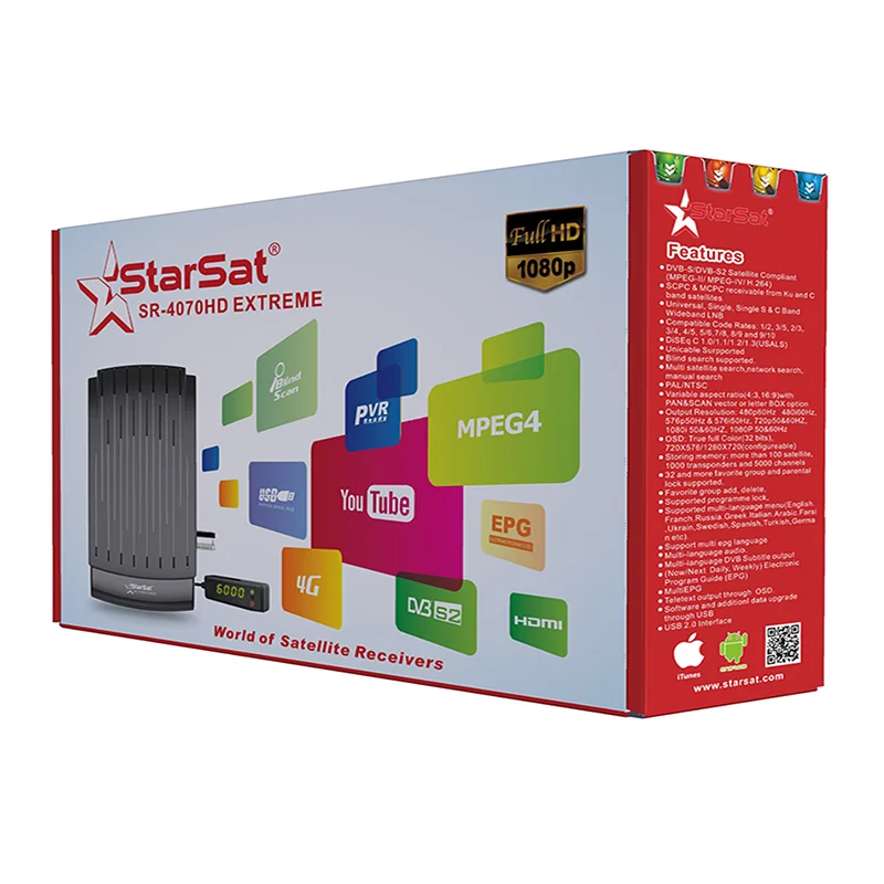 2022 New star & sat satellite receiver dvb s2x satellite receiver