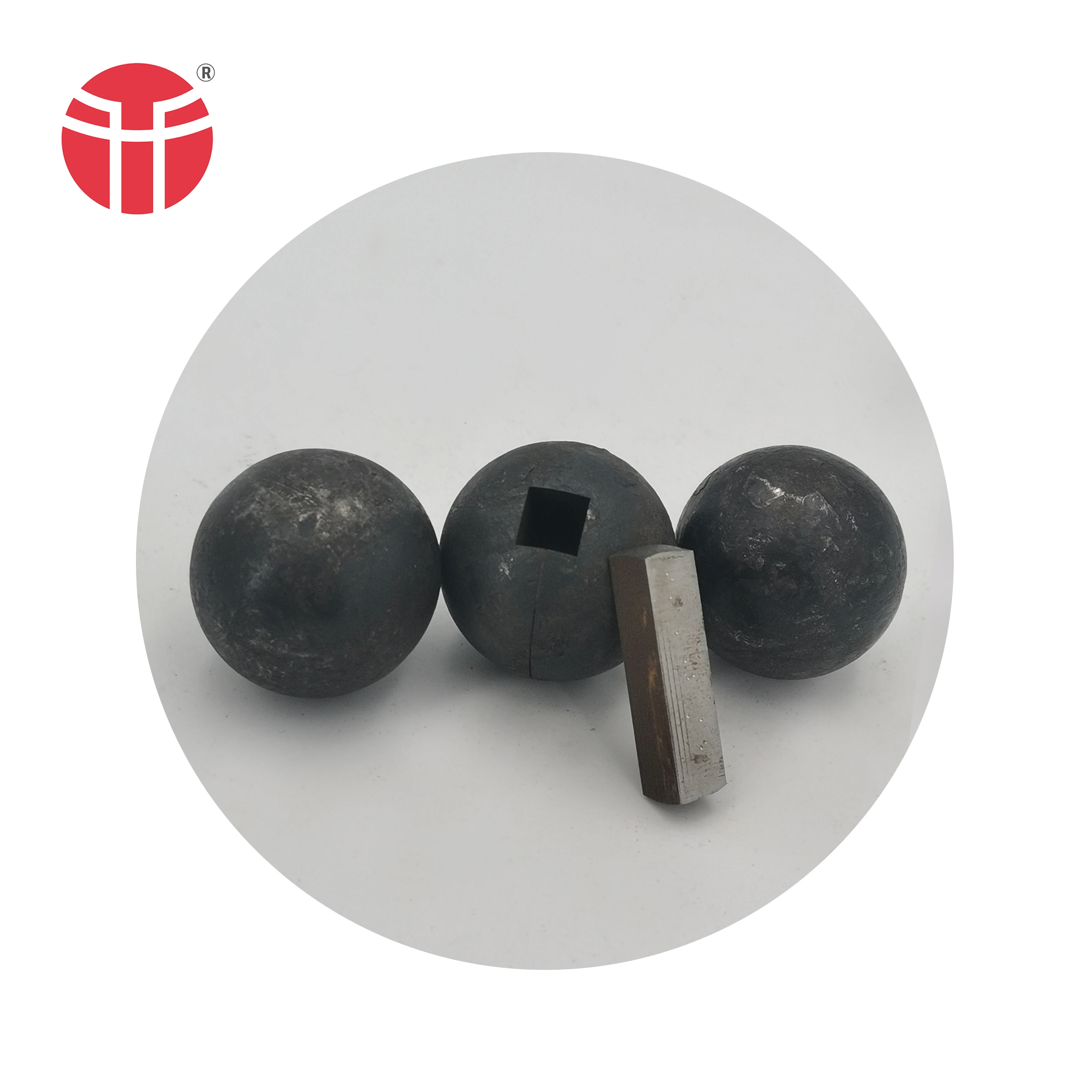 high hardness quality hot rolled forged forging grinding media iron steel ball manufacturer supplier for sale mine sag ball mill