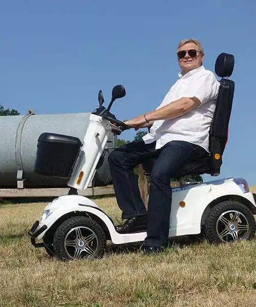 Out Door Mobility Scooter Large Size Mobility Scooter Ruidi R8-S Rice Motorcycle Accessories Ce Monopattino 24V CN;ZHE