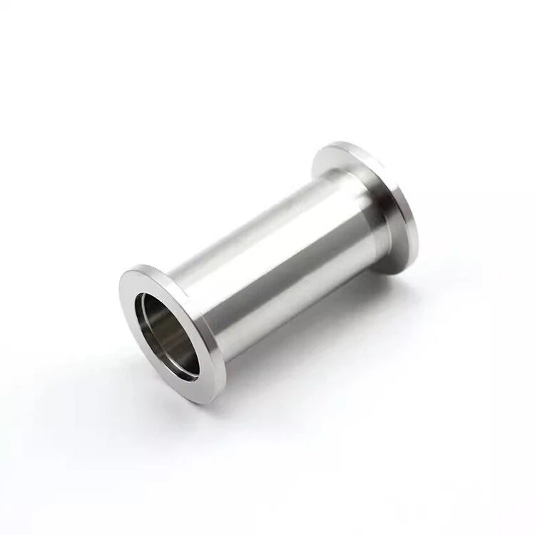 New 2024 Customized Wholesale KF Quick Connect Direct Stainless Steel KF40 Vacuum Seamless Round Flange Tube