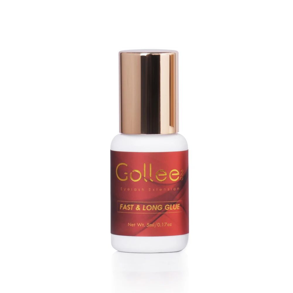 Gollee Fast Dry And Strong Custom Mink Smart For Black Adhesive Private Label Eye Lash Latex Free Package Lash Extension Glue