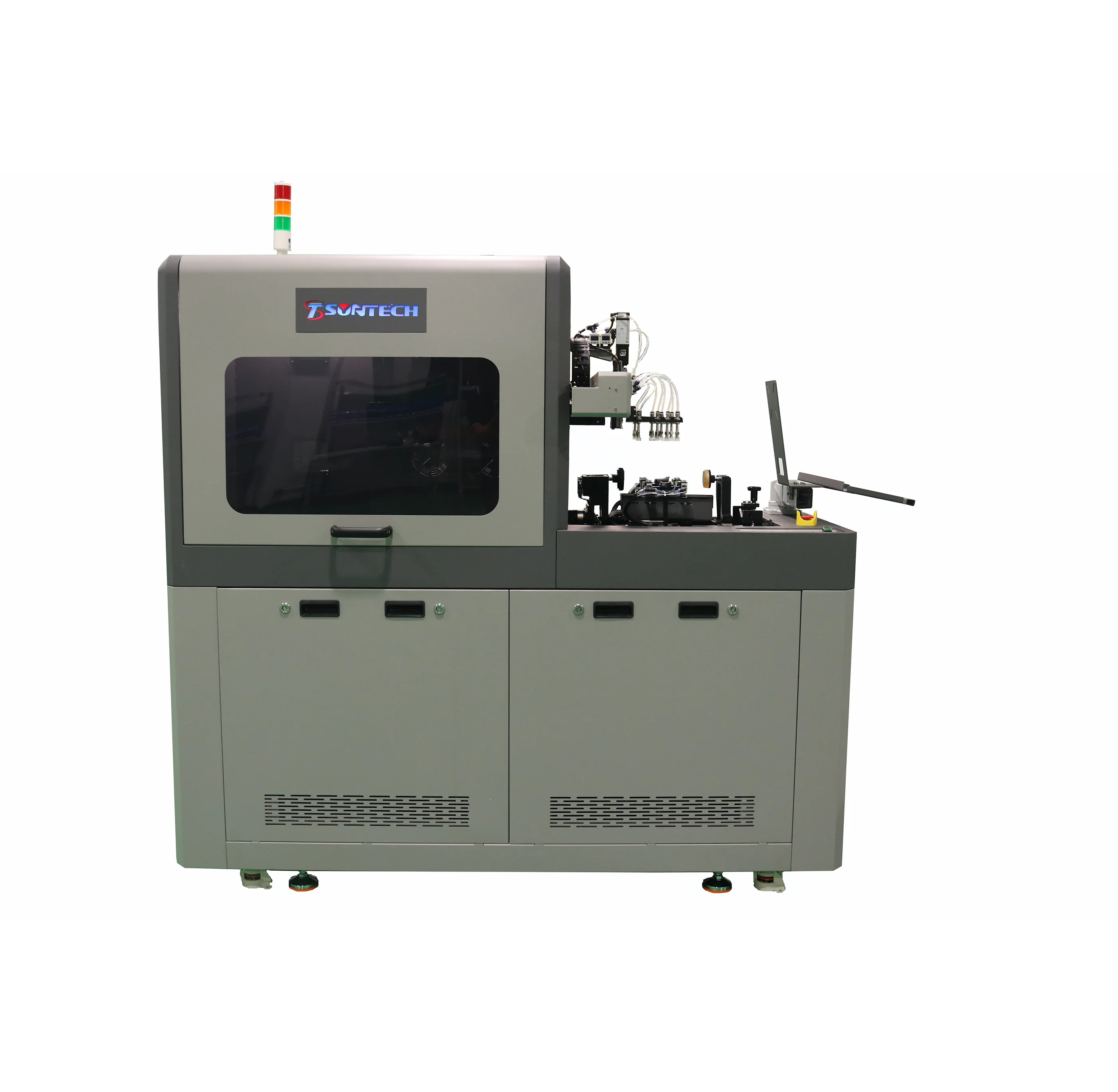 Suntech Semi-automatic high speed bottle label printer, professional cylinder printer