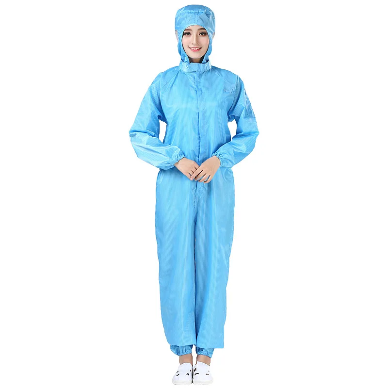 wholesale Antistatic Coverall  Lab Clothes Esd Apparels Uniform Dust free Esd Clothing for Electronic