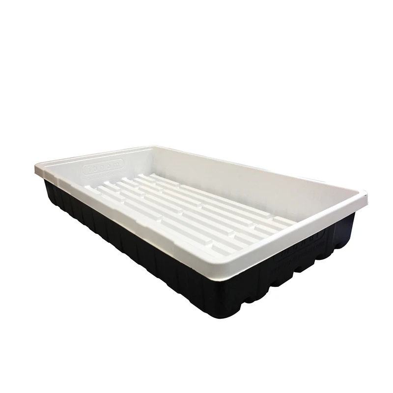 OEM Microgreens Growing Tray ABS ebb and flow tray black flood tray