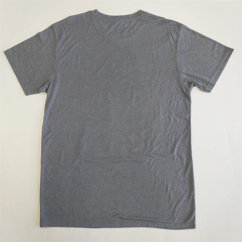 Wholesale tri blend custom printing 50% polyester 25% cotton 25% rayon short sleeve men t shirts