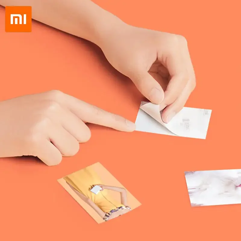 Самый популярный портативный карманный принтер Xiaomi Mi ZINK самоклеящаяся бумага для фотопринтера 20 листов