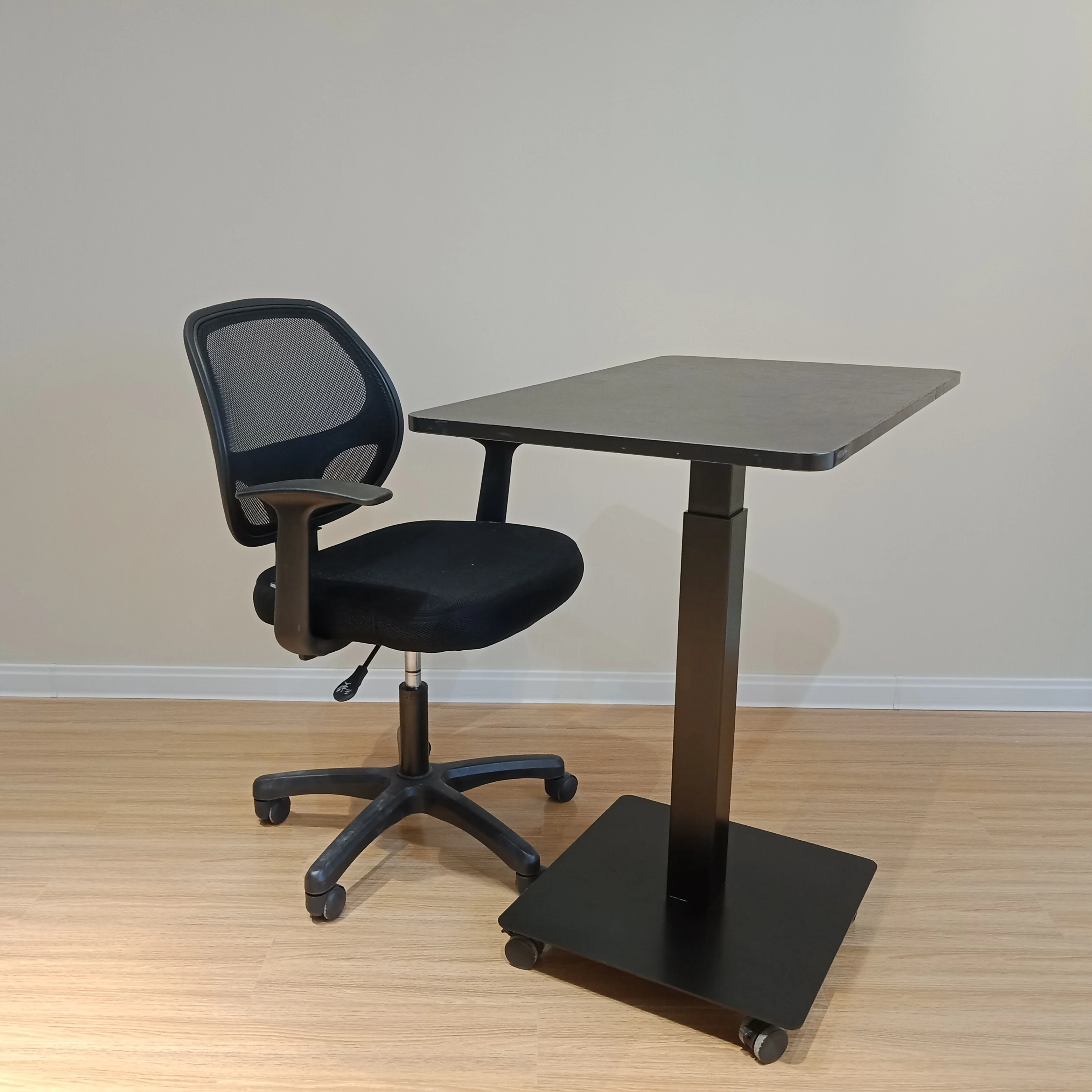 
Table Lift Base 1leg for Sit to Stand up Standing Motorized Base Healthy Automatic Electric Sit Standing Height Adjustable Steel 