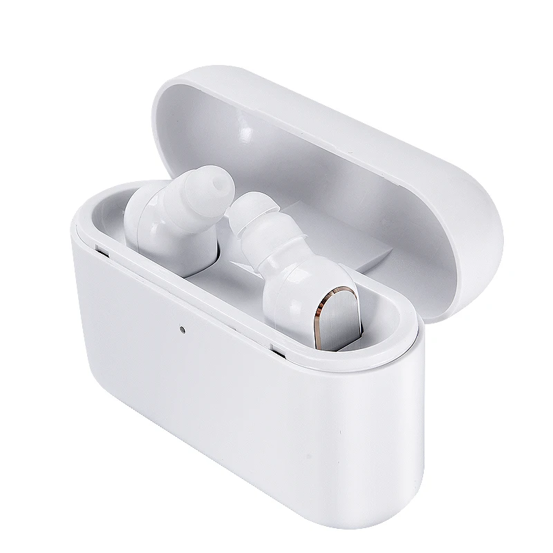 
2020 true wireless tws earphone cheap 1200ma Power Bank Waterproof Binaural Call 5.0 True In-Ear TWS Earbuds Headset Headphone 
