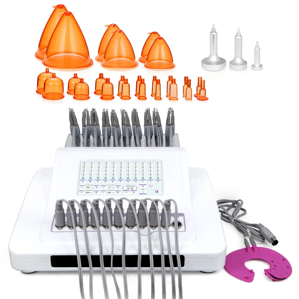 Russian Wave EMS Muscle Stimulator Vacuum Therapy Machine Breast Enhance Beauty Butt Lift Vacuum Cupping Therapy
