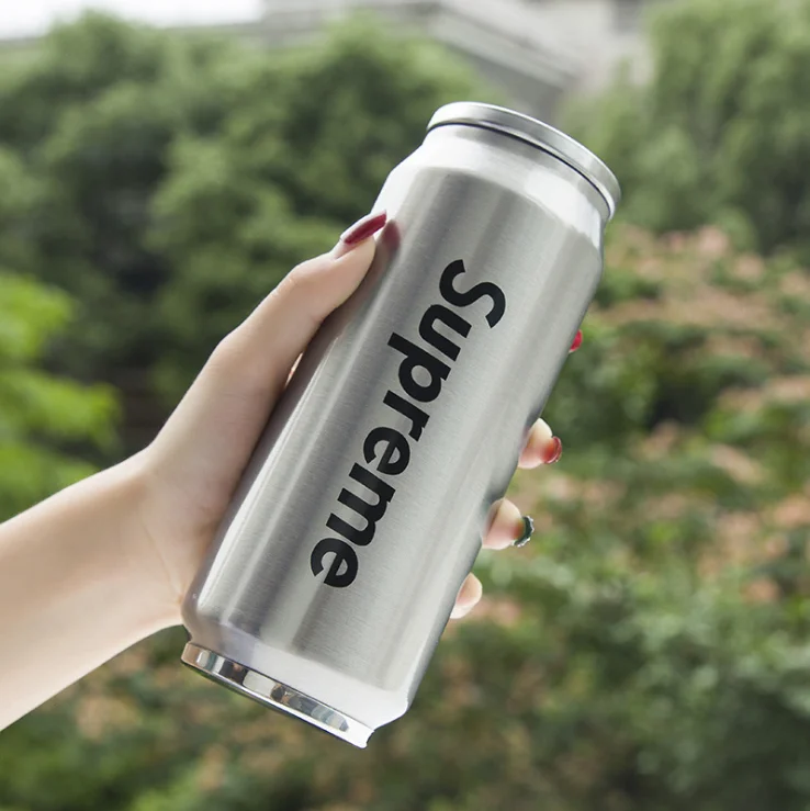 
Custom Cola Can Vacuum Insulated Cup Sipper Stainless Steel Insulated Water Flask Bottle 