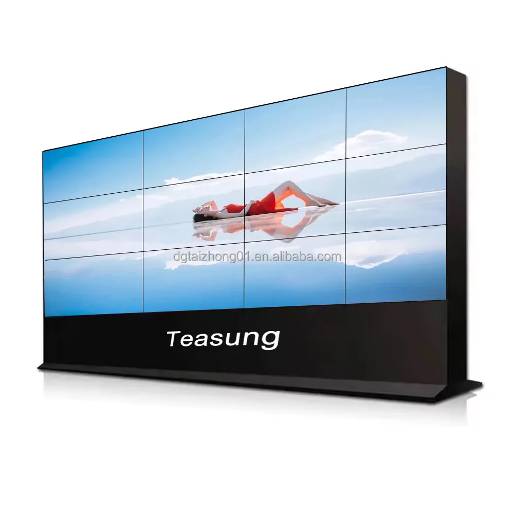 4k Smart Screen 49 Inch 2*2 3*3 Ultra Narrow Bezel Splicing Screen Indoor Digital Signage Advertising Display Lcd Video Wall