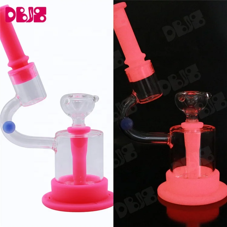 Fancy Tobacco water pipe smoke weed bowl glass Silicone smokeshop smoking pipe