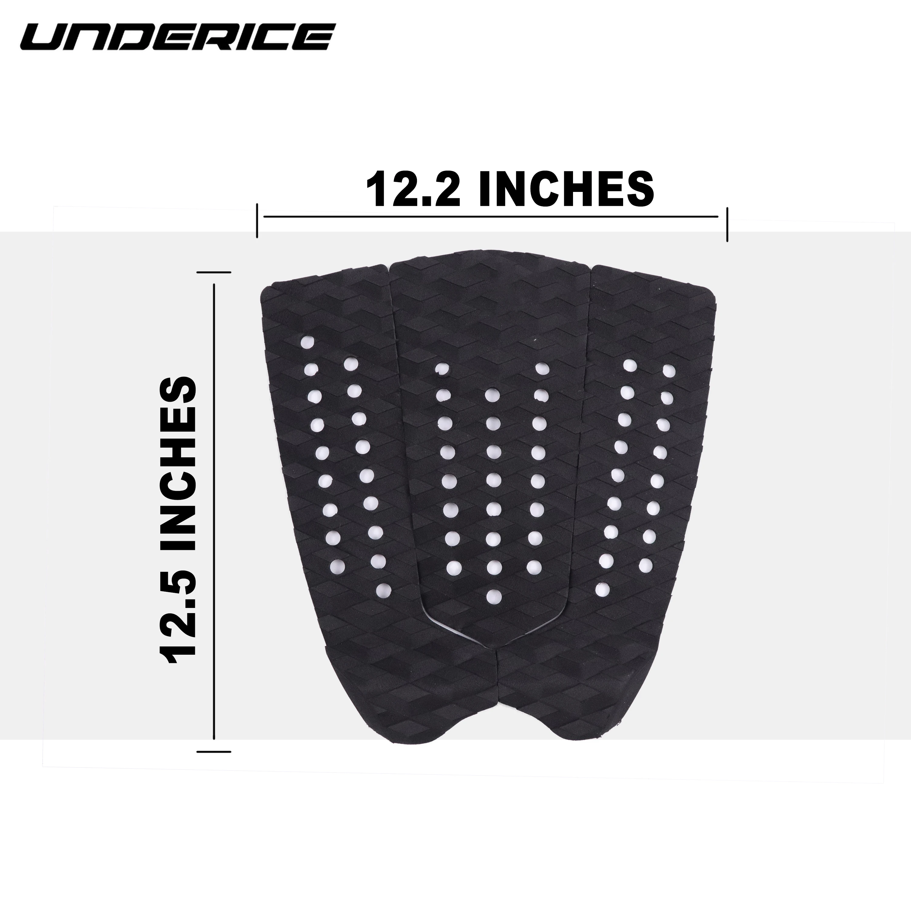 Underice Corduroy Wholesale Beveled Edges Tail Kick Skim Arch Foil Board Deck Grip Surfboard Traction Pad