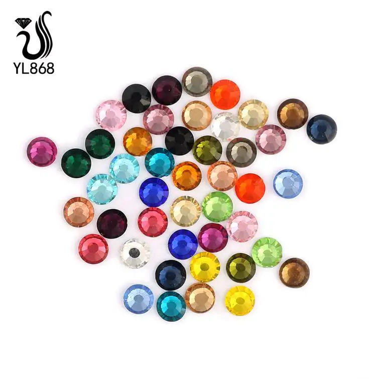 YALI Flatback Pearls Rhinestones Mixed Sizes Cvd Jewelry Wholesale Kit Mix Transparent Flat Back Dress Mono Yellow Rough Diamond