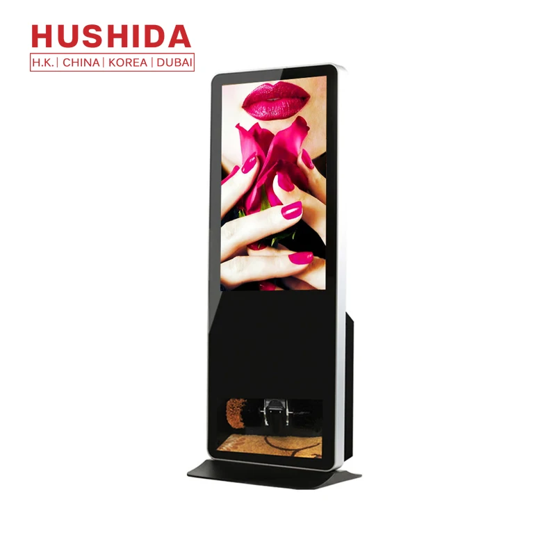 Full HD ЖК-дисплей 55 'стоящие digital signage с машины для