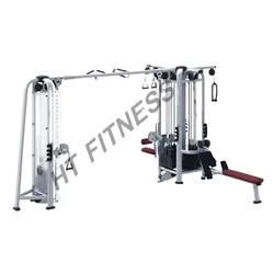 Huiti Gym Equipment Fitness Adjustable Cable Crossover Jungle Machine Comprehensive Training Device Equipment(5stations)