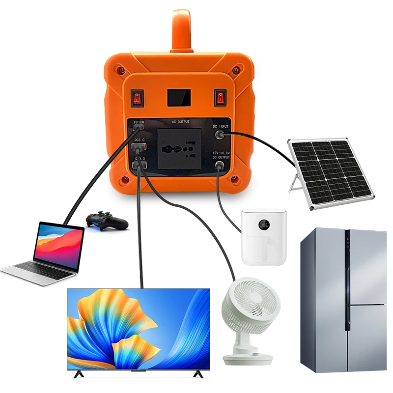 500W 1000W Portable Lithium Battery Power Station Portable Power Supply Station Solar Power Station Portable