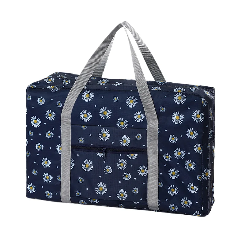 Morden Luxury Light Blue Lagguage 28 Inch Women Makeup Waterproof Pvc Travel Cosmetic Ca Cheap Duffel Bag