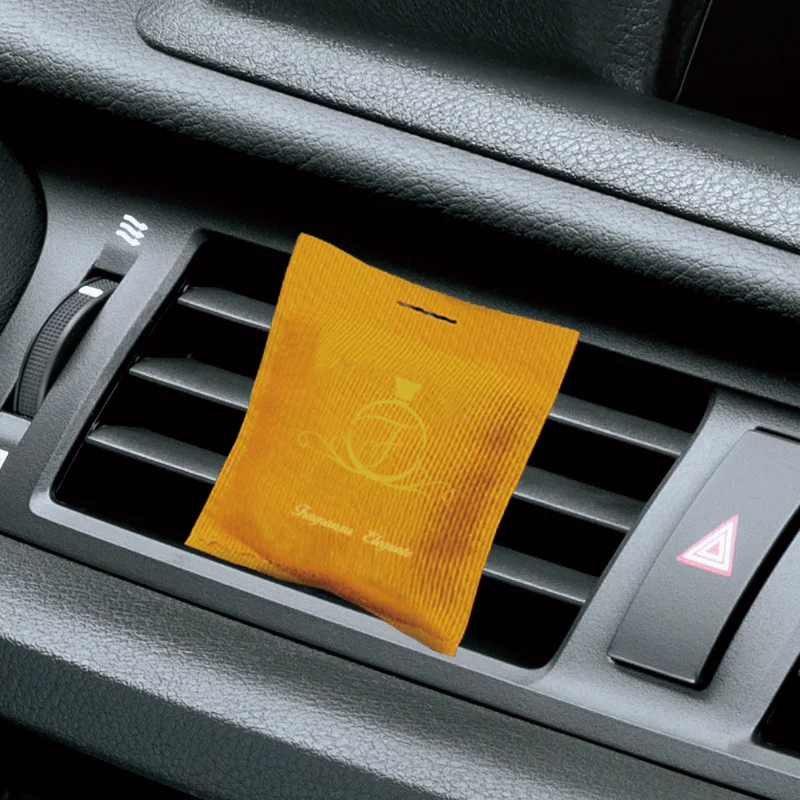 Customized Promotional Hanging wardrobe scented sachet bag Auto air freshener sachet scented beads scented sachet for car