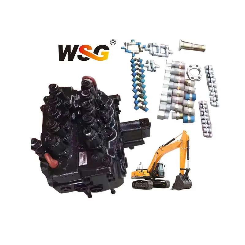 DX220LCA-2 Main Control Valve Distribution Valve Distributor 410105-01468A  410105-01468B Main Valve