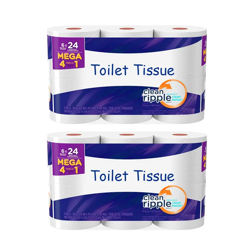 Customised 2 Ply Sheet Mega Roll Papier Toilette Unscented Toliet Paper Ultra Soft Toilet Paper Roll Papel Higienico