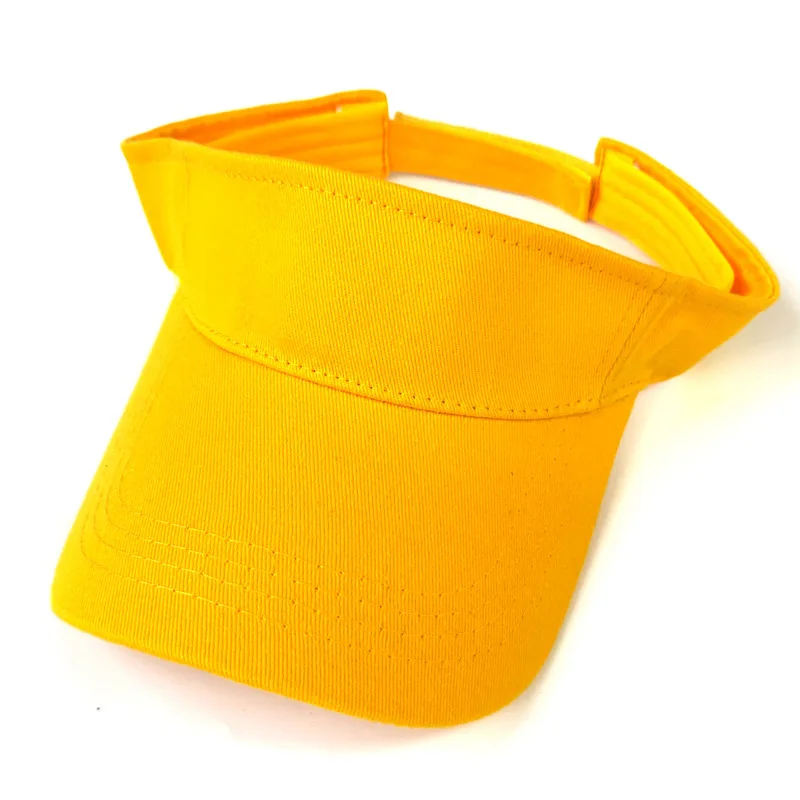 Wholesale hot sell fashion embroidered Custom Logo Printed Sun visor cap Sports visor hat for men